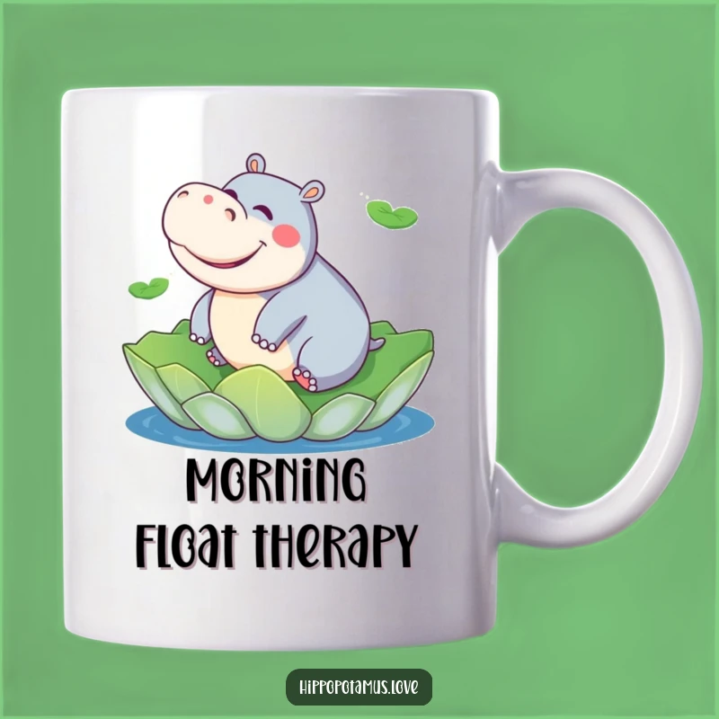 Funny Hippo River Fun Mug: Giggle-Inducing Gift for Water Lovers